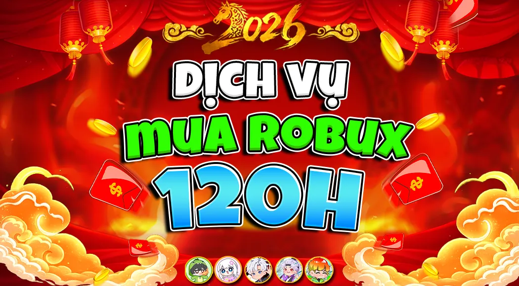 Nguồn mua Robux 120h giá rẻ